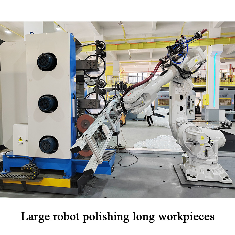 Robotic Automatic Wax Feeding Metal Buffing Grinding Equipment Labor Saving for Ladder