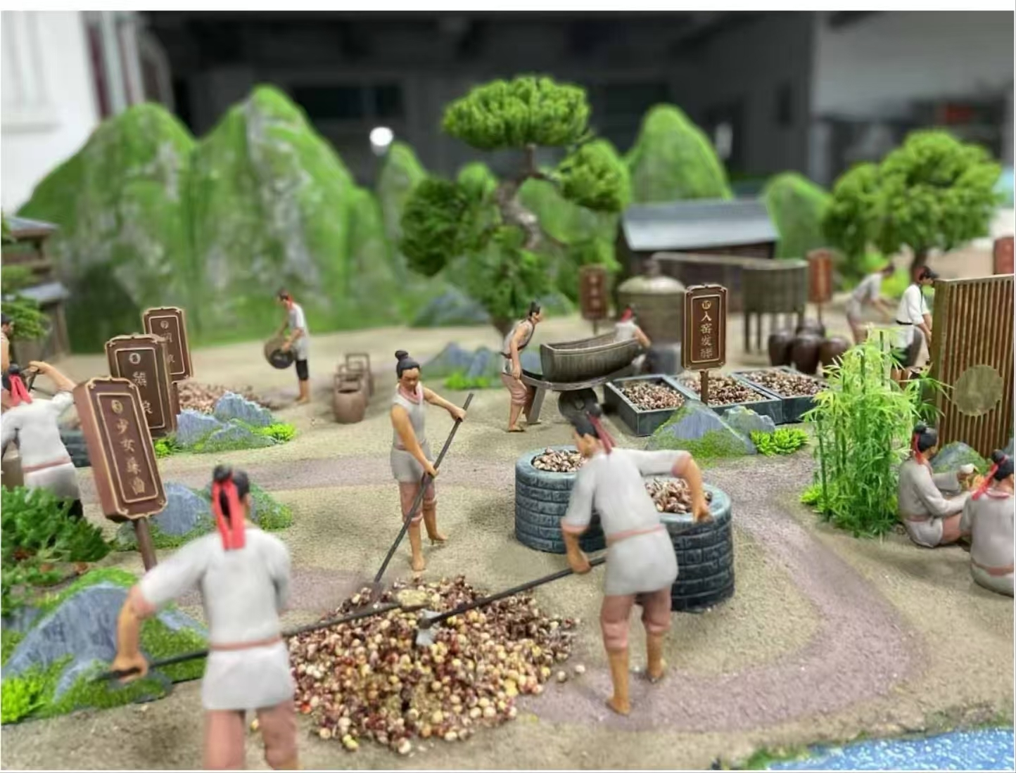 1:150 Scale Model Landscape Chinese Architecture Model Traditional Style