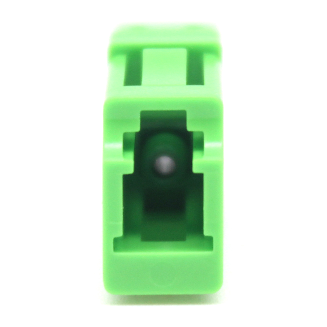 FTTH Singlemode Simplex Green LC APC Fiber Optic Adapter with and Loading Test ≥ 70 N
