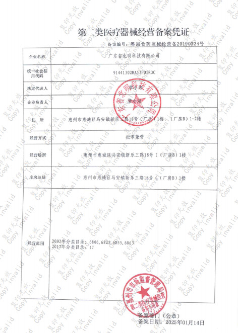 Guangdong Beiming Technology Co., Ltd. Certifications
