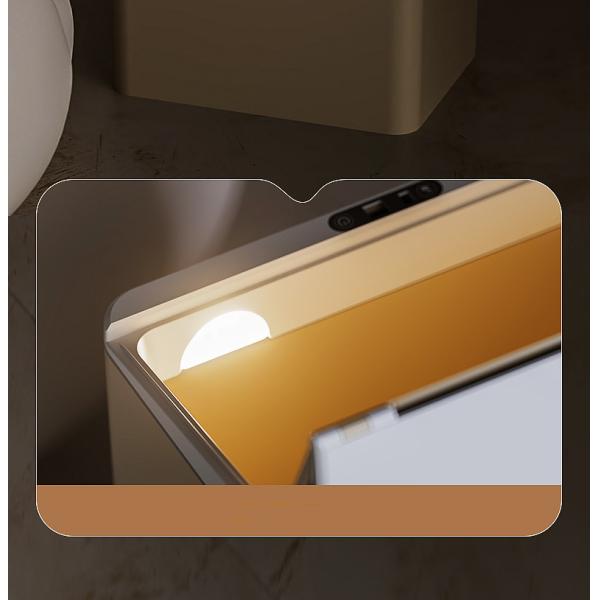 House Hold Smart Sensor Trash Bin Folding Plastic Trash Can with Lid