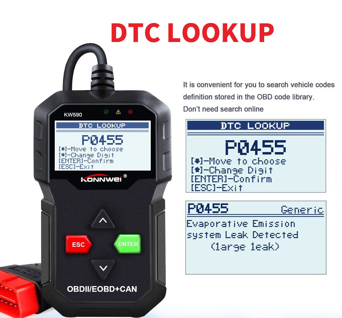 16 Pin Black Computer Car Diagnostic Scanner Obd2 Auto Diagnostic Tool
