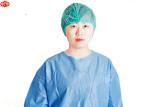 Non Woven Bouffant Round Elastic Disposable Mob Cap Head Cover