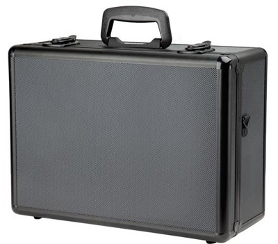 Portable Aluminum Tool Case With Black Velvet And Silk Type Material In The Interior