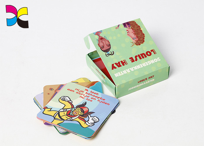 Educational Card Printing Services Eco Friendly Flash Custom Paper PMS Colors