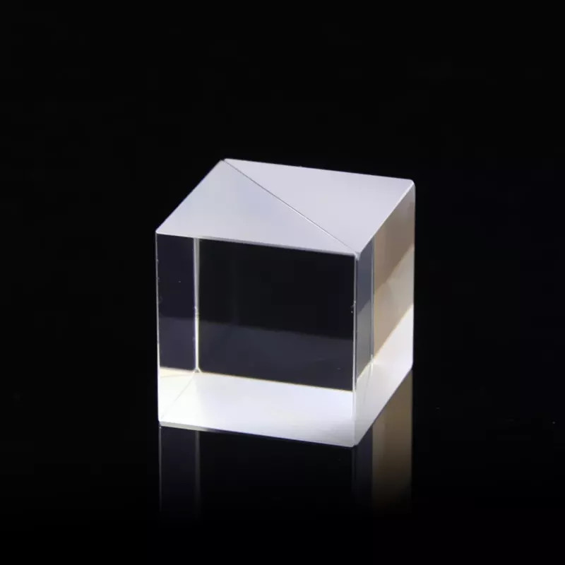 Big BK7 Optical Glass Lens Crystal Cube Prism Infrared Fresnel Lens