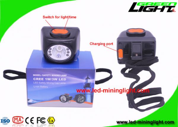 Buy Wireless LED Coal Mining Lights , LED Mining Cap Lamp For Underground Tunneling at wholesale prices
