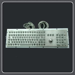 Quality Numeric 106 Key Keyboard With Trackball , Metal Keyboard With Trackball for sale
