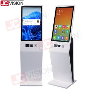 Customized 27 Inch Floor Standing Touch Screen Kiosk Interactive Payment Kiosk