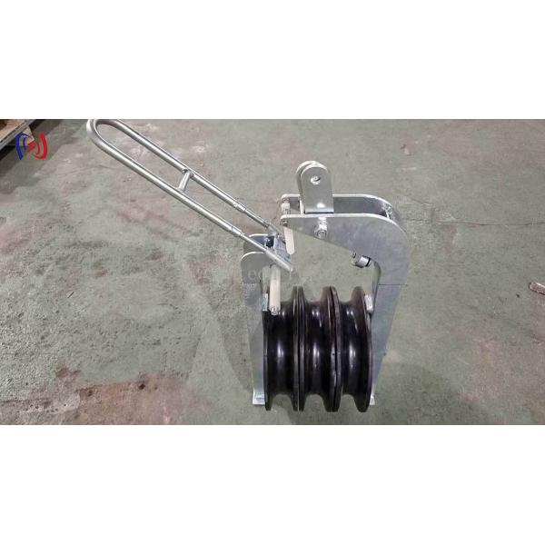 508 X 75MM Heavy Duty Wire Rope Pulley Conductor Stringing Blocks