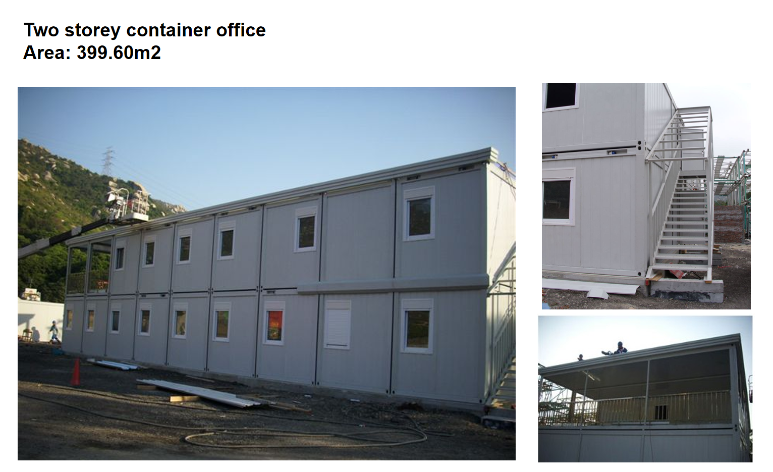 Galvanized Steel Frame Prefabricated Container House Quick Assembly