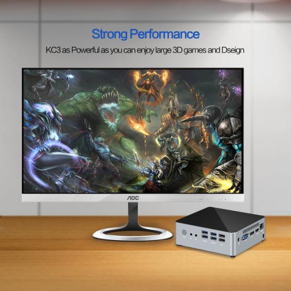 KC3-I5 7200U Ultra Compact Pc / High Performance Mini Pc Small Fast Quiet