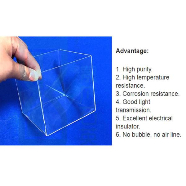 2.2g/Cm3 Fused Quartz Urn Morse 6.5 Chemical Reaction Anti Corrosion