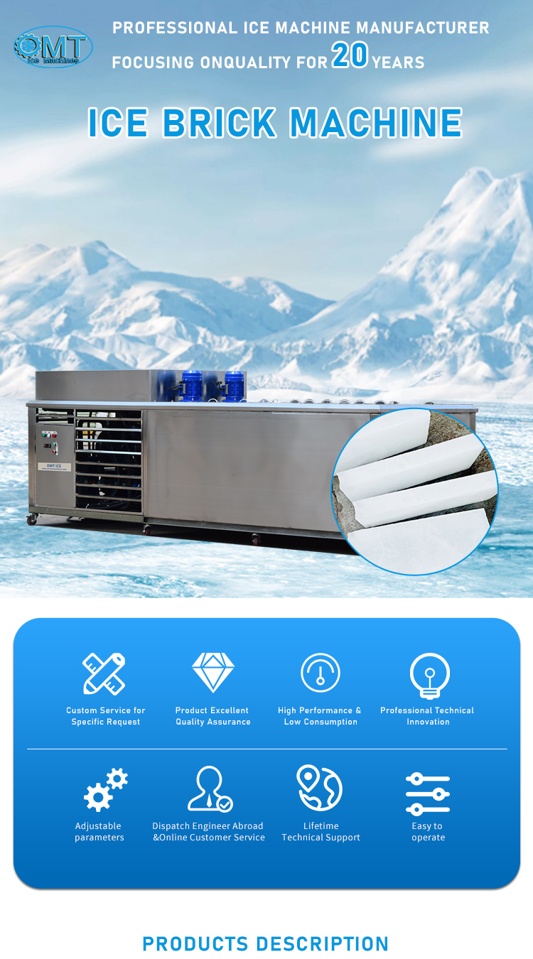 Intelligent Clear Ice Block Making Machine 380v Voltage with Commercial Settings