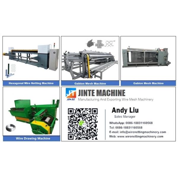 7.5kw Reverse Gabion Mesh Machine Straight Twisted Type