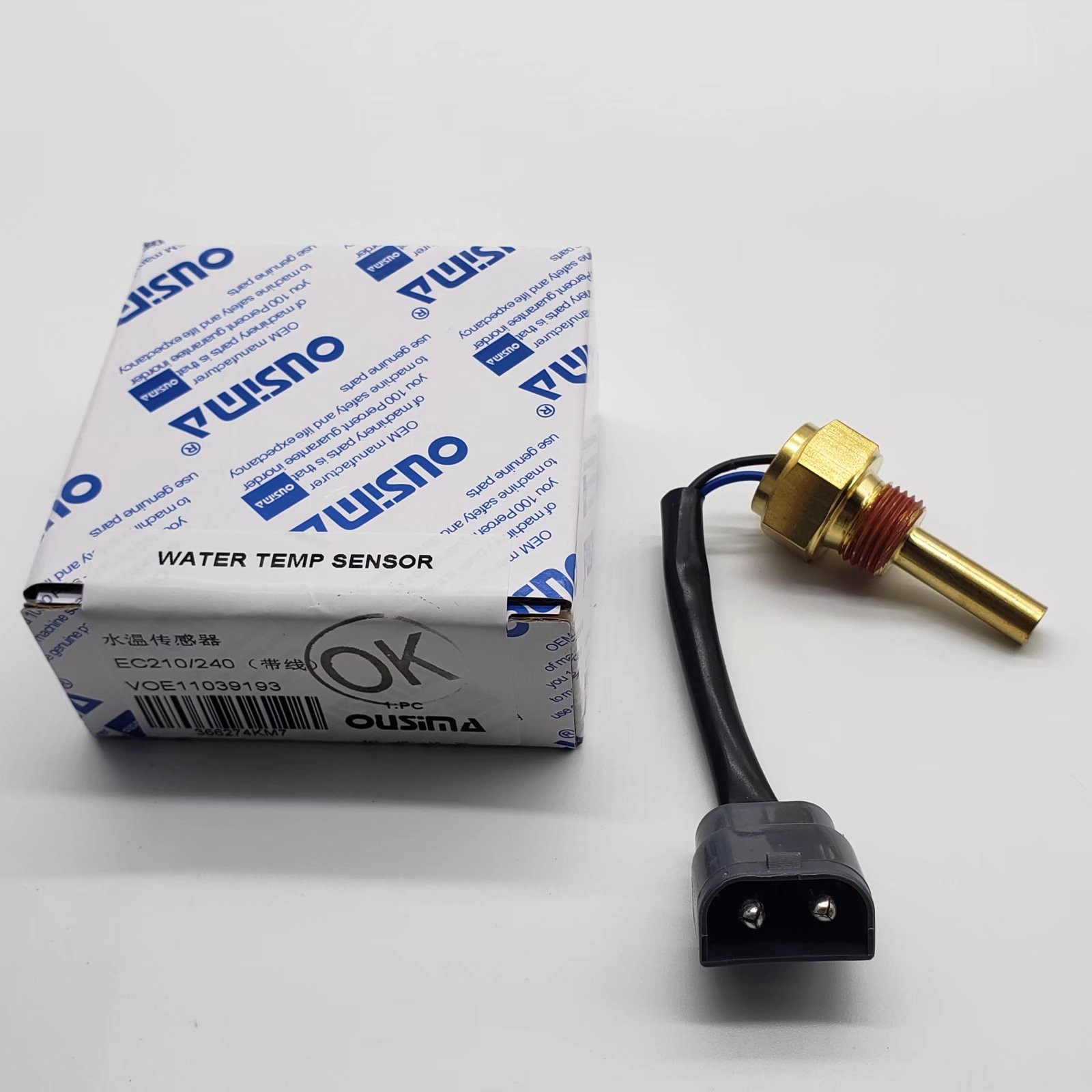 OUSIMA Excavator Parts Electrical System Temperature Sensor VOE11039193 For EC210 EC240