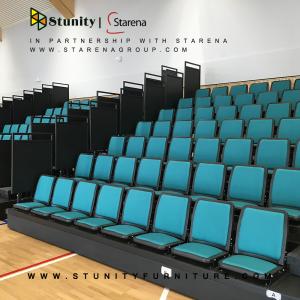 Multifunctional Retractable Bleacher System Platform