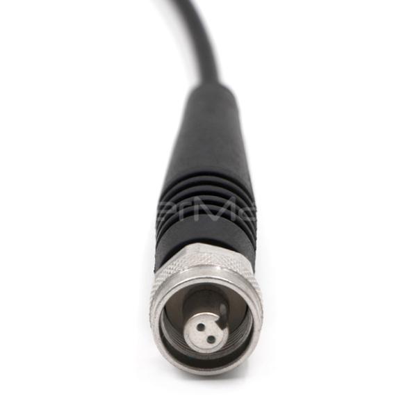 Polish Type RDC Plug to LC/UPC 2 Cores 9/125 OS2 G657A1 TPU Jacket Patch Cord with 4.8mm Cable OD