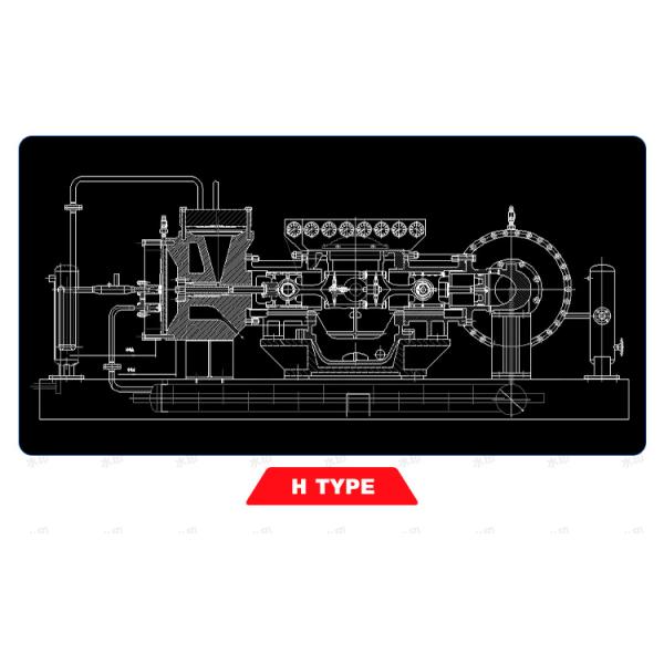 High Purity Explosive Proof Hydrogen Refueling Station Diaphragm Compressor For Lab