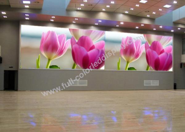 Buy SMD3528 P8 Indoor Full Color LED Display With 640x640mm Iron Cabinet Meanwell Power at wholesale prices