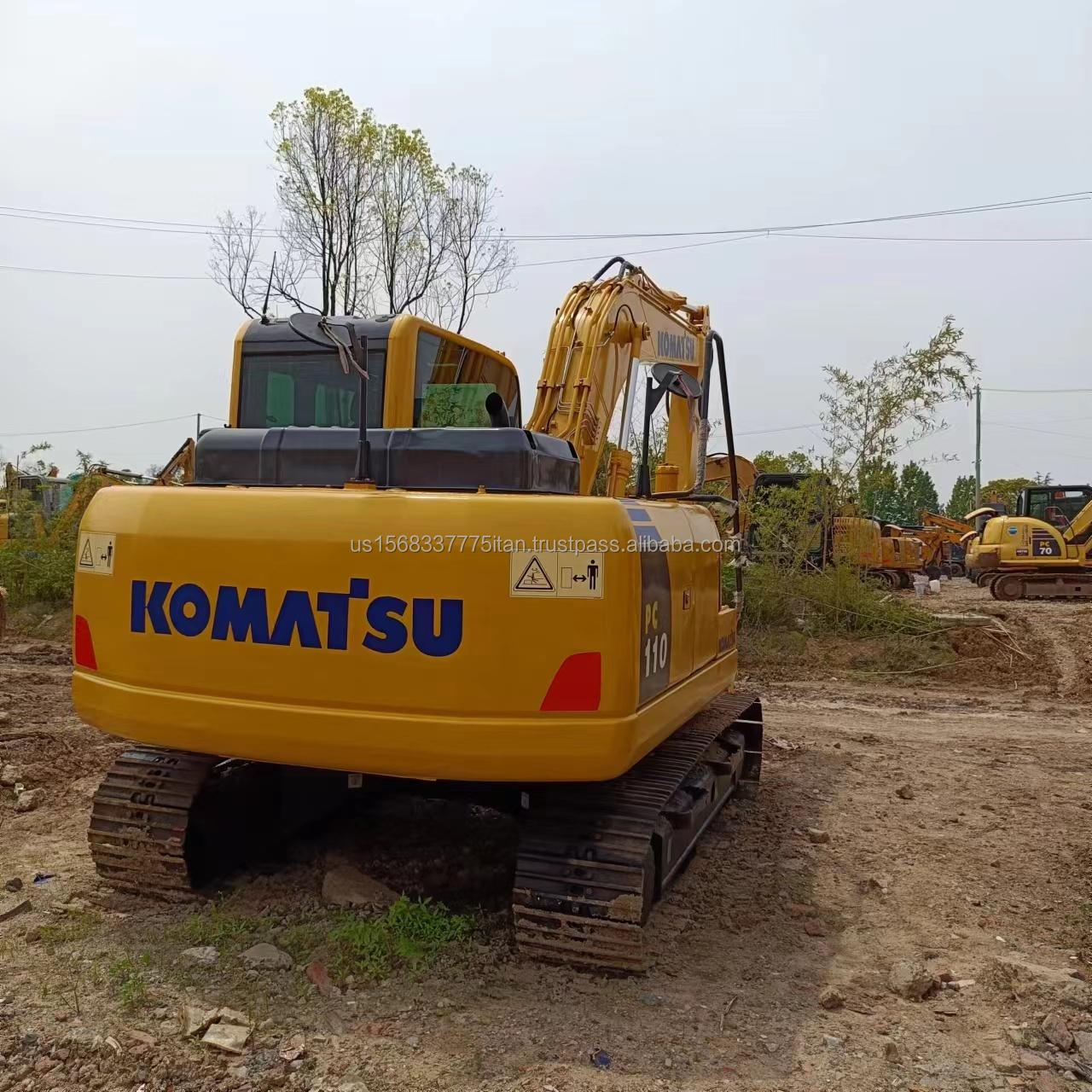 Better Performance Komatsu PC110 Excavator with Original Hydraulic Cylinder in 2016