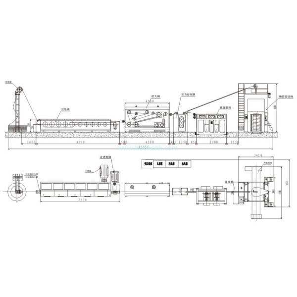 220KW Copper Wire Steel Aluminum Rod Breakdown Wire Drawing Machine With Annealing Machine