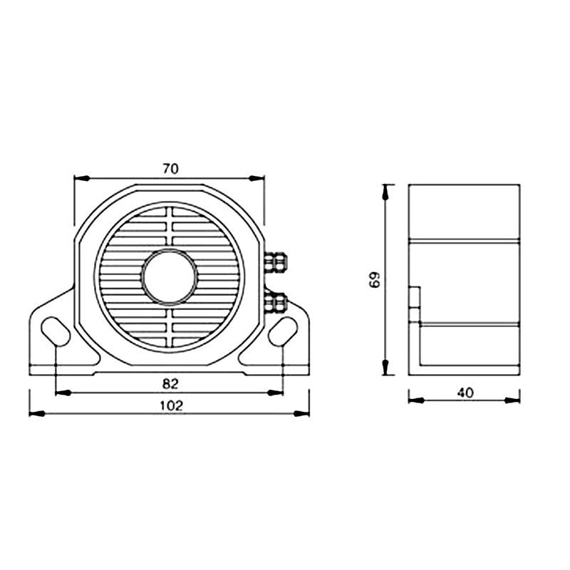107dB 112dB Forklift Safety Warning Buzzer Horn 110V Truck Reversing Speaker Backup Alarm