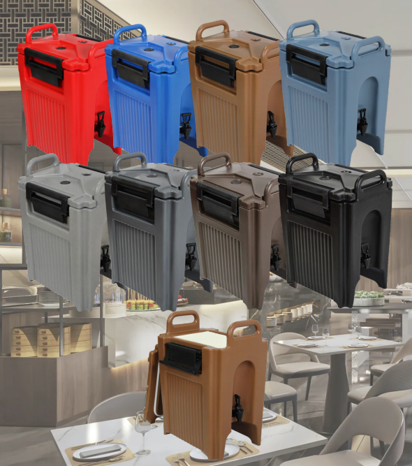 20Ltr PE Insulated Beverage Dispenser Food Soup Carriers For Takeaway