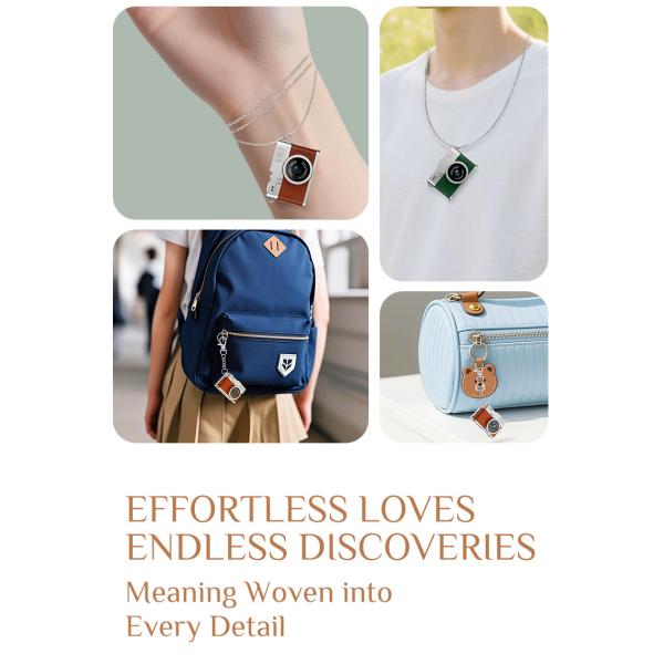 Lightweight 1080P Mini Camera 0.96inch Portable and Cams with Motion Detection 30 Frames Video Frame Rate 6 Filter Types