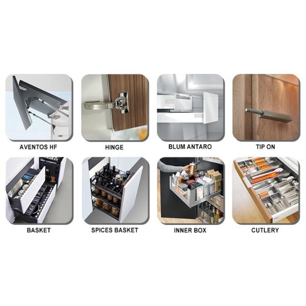 Small Space Wood Grain Melamine Base Kitchen Cabinet Complete Set Kitchen Cabinet With Drawer And Sink