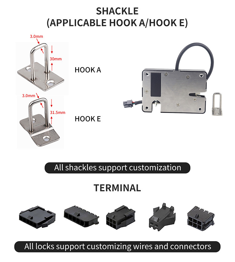 Kerong 1.2A Electromagnetic Freezer Lock with Omron Detection Switch