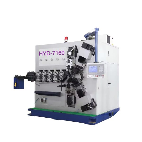Automatic 7 Axis CNC Multifunction Coiling Spring Making Machine 6-16mm Core Motor Component for Metal & Metallurgy
