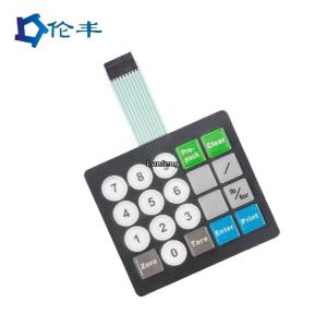 Quality PET Matte F150 Membrane Switch Overlay 3M467 Rim Embossing Button for sale