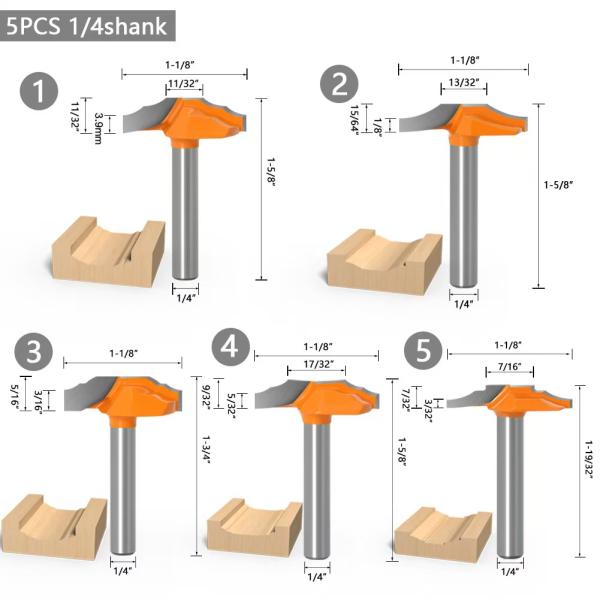 Door Engraving CNC Router Bit Lace Cabinet Engraving Bit 55HRC