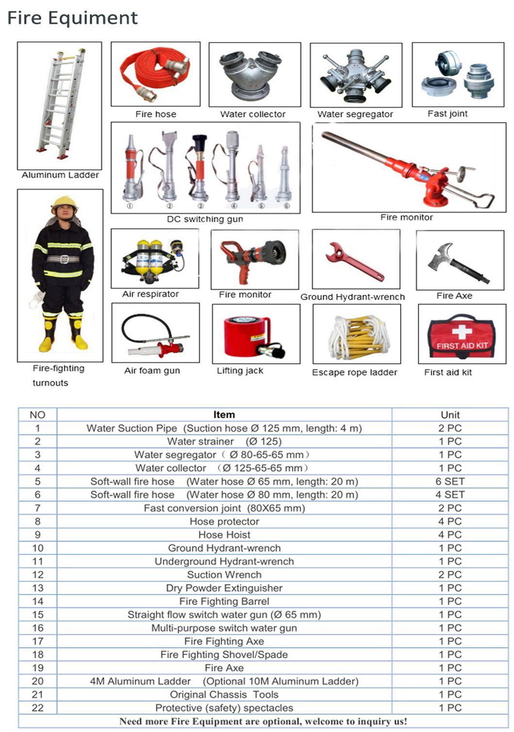 HOWO 8000liter Water Tanker Fire Engine Truck Rescue Monitors for Sale