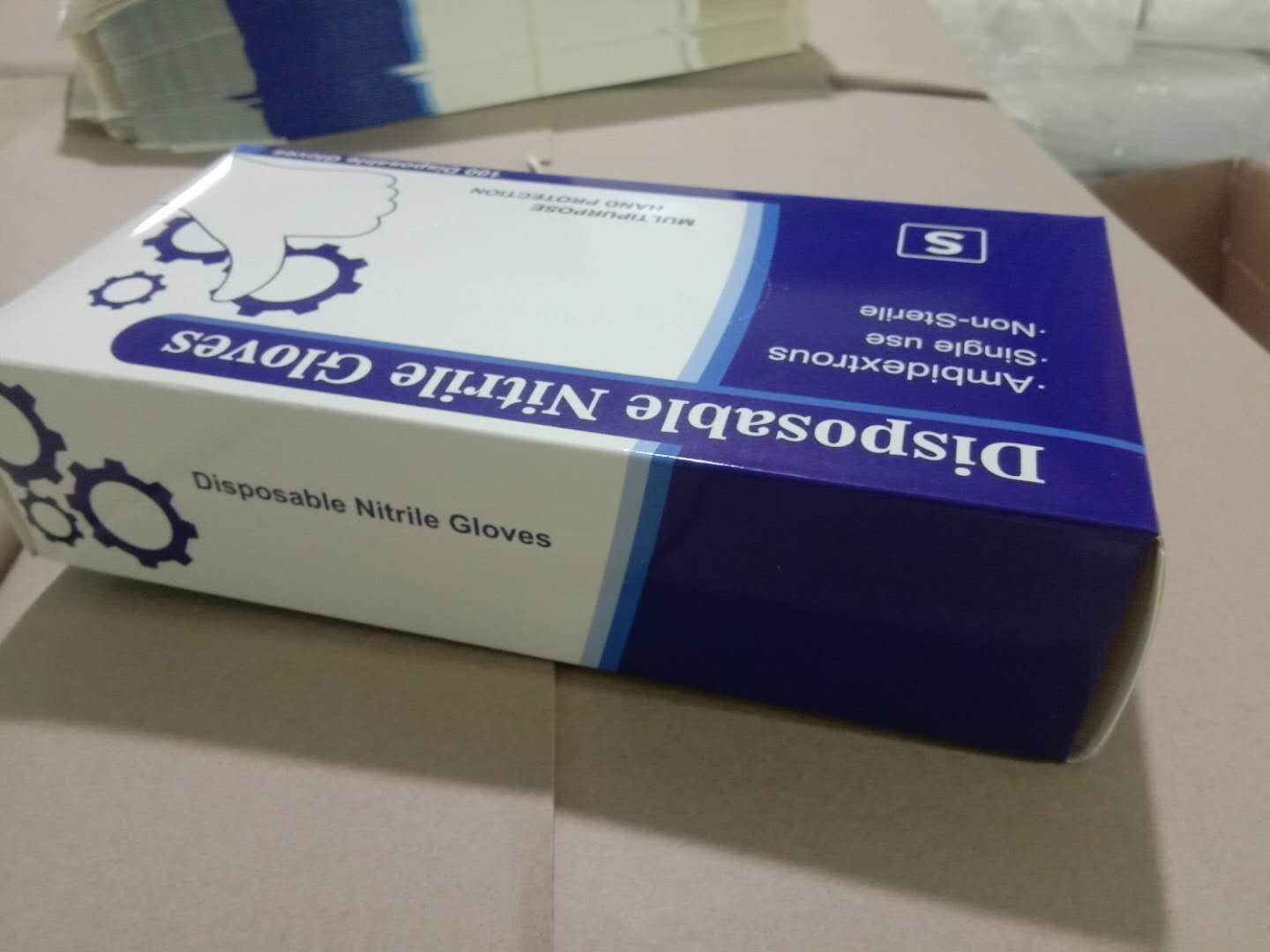 Household Nitrile XL 4.0g Disposable Protective Gloves