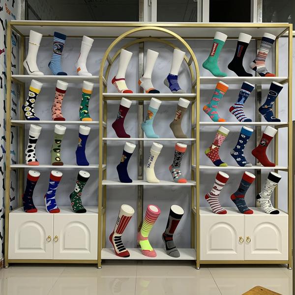 Men's Sport Compression Socks Solid Pattern Comfortable and Breathable Athletic Socks