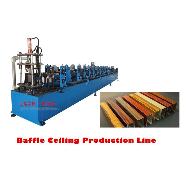 12 Stations Drywall Roll Forming Machine AC380V 50HZ Baffle Ceiling Roll Forming Machine