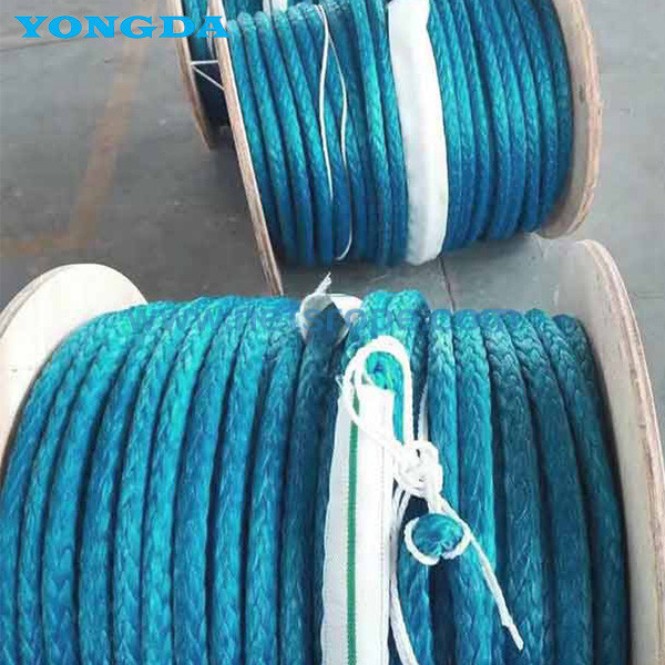Super Strength 12 Strands HMPE Ship Mooring Rope/Vessel Mooring Line With UV & Chemical Resistance