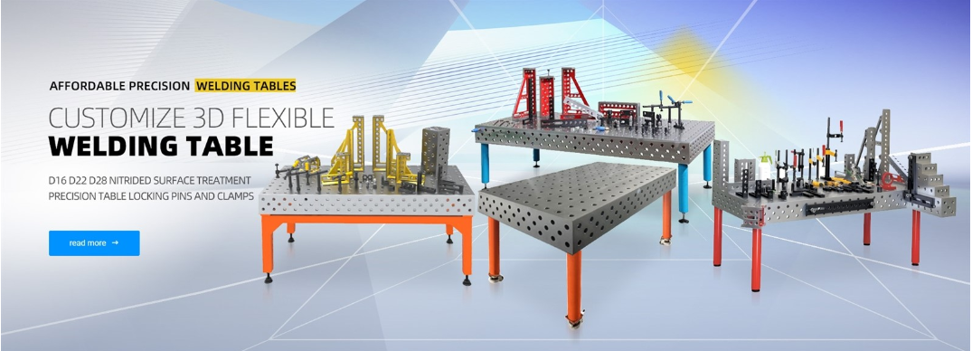 Industrial D28 Modular Welding Fixture Table with Nitrided Surface