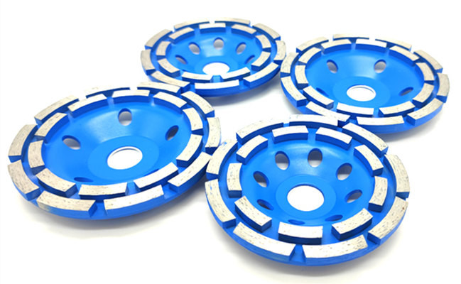 Abrasive Double Row Diamond Cup Wheel 150mm 180mm 230mm