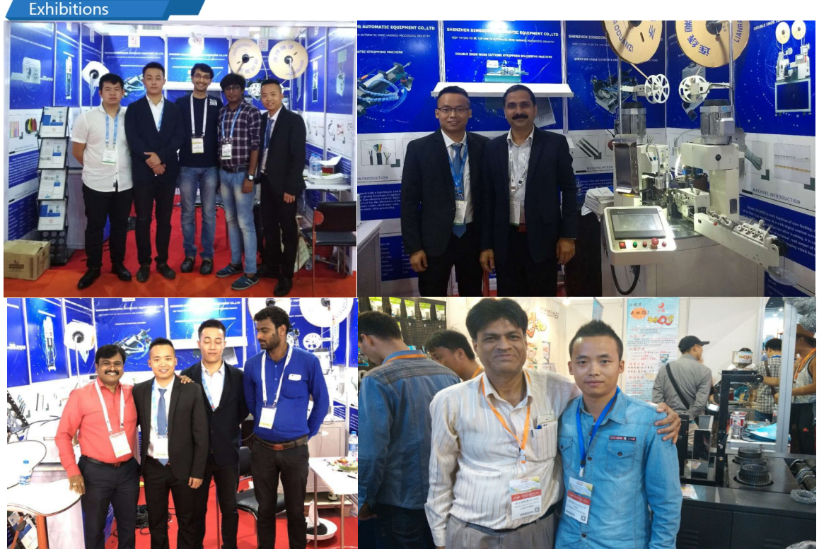 Full Automatic Cable Cutting Stripping Machine Double Side Wire Soldering Machine High Speed
