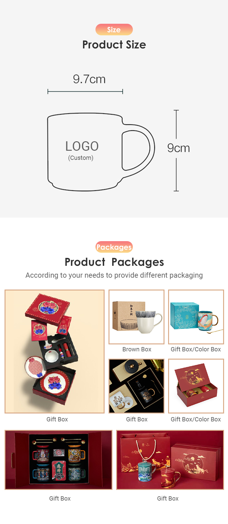 Coffee Mug Print Sublimation Ceramic New Promotional Logo Printing Coffee Cup Mugs For 1 Users Round Food Safety Custom