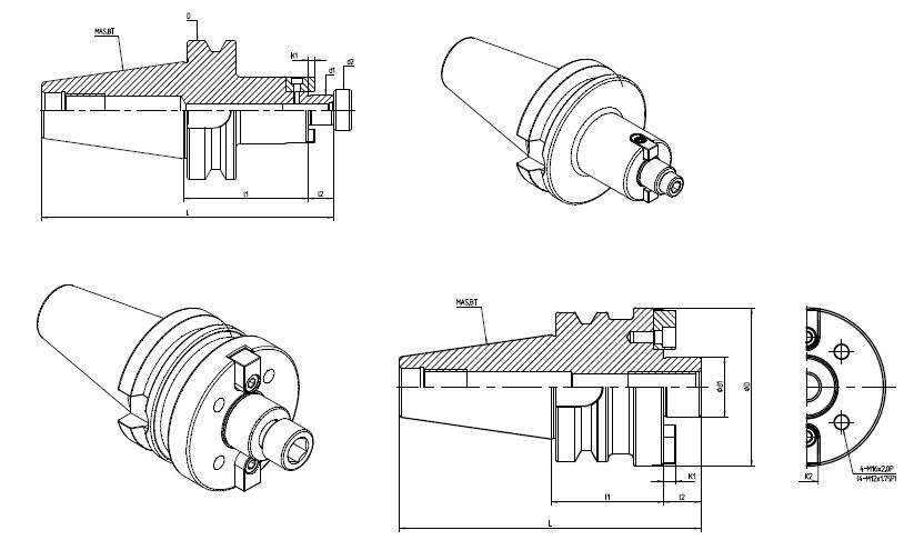Elastic Expansion Precision Collet Chuck High Accuracy Dimension Stable
