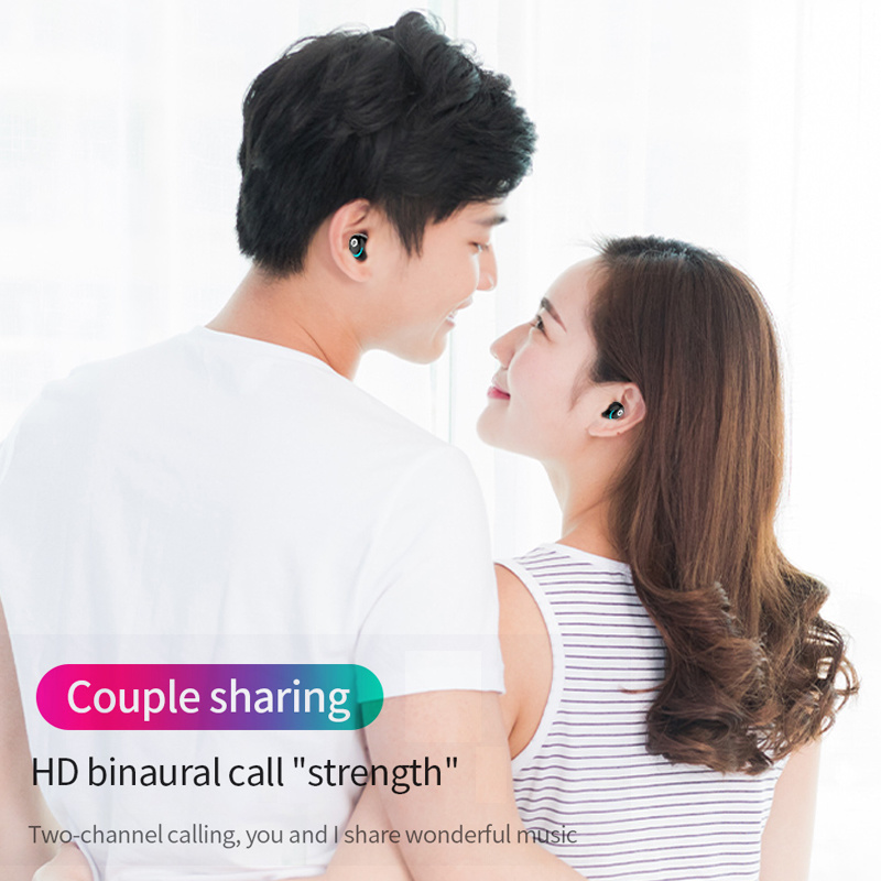 Bluetooth 5.0 Wireless Earphone Tws in Ear Headphones Handsfree Earphones Headphone Sport Earbuds Headset for Phone with Mic