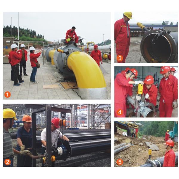 Portable Stainless Steel Pipe Cold Cutting Beveling Machine Angle Chamfer Automatic