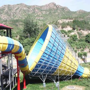 Quality Interesting big Fiberglass Water Slides for 4 persons / time for sale
