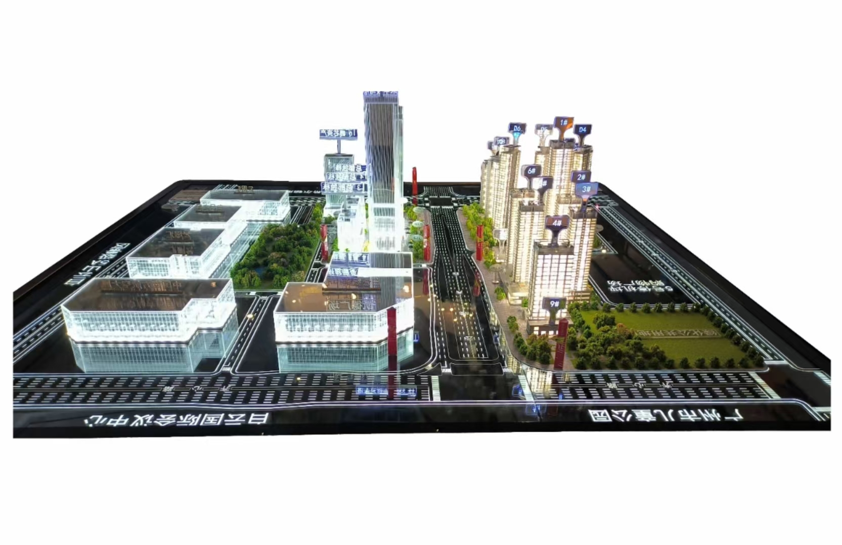 Smart Infrastructure 1:100 Architecture Model City Urban Model Architecture