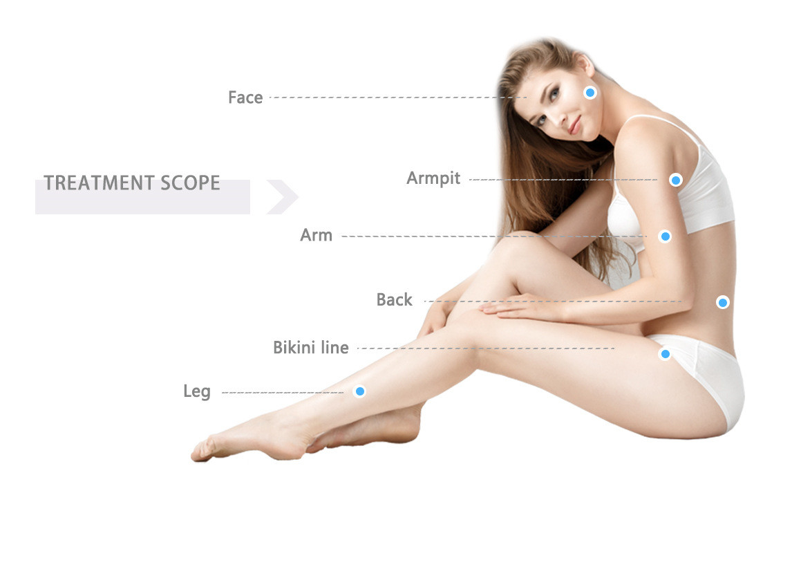 600W Ice Laser Hair Removal Machine 800W 1200W