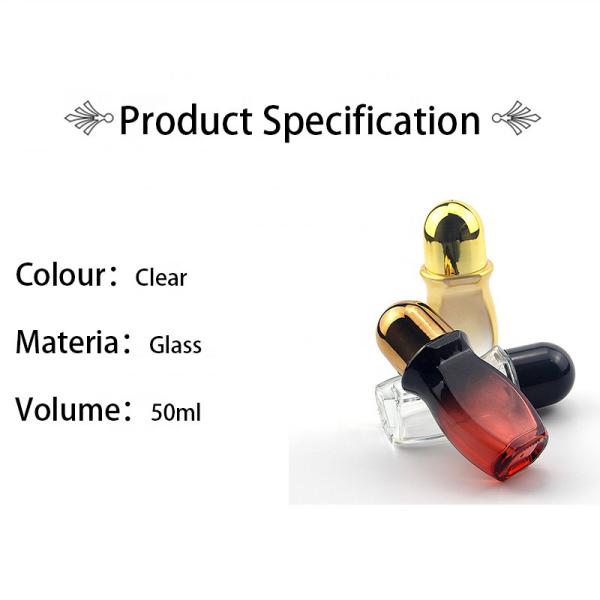 30ml Roller Ball Bottle Clear Transparent Perfume Bottle Food-Grade Glass Anti-Leak Rollerball For DIY Skincare